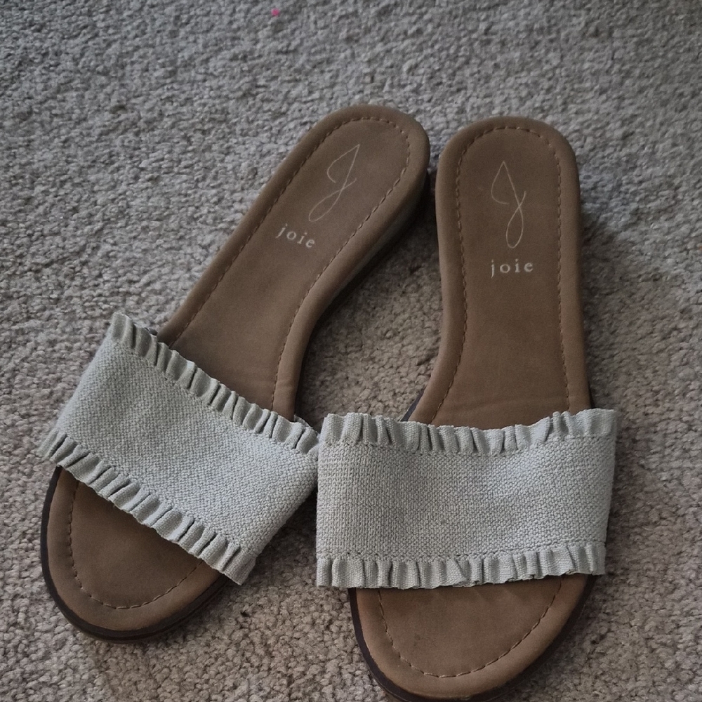 Joie Women's Cream Slide Sandals